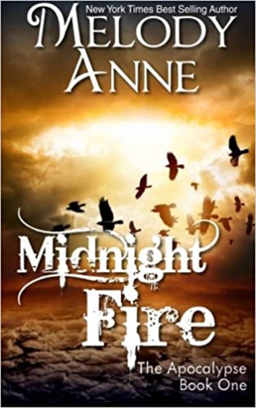 Book cover for "Midnight Fire" by Melody Anne