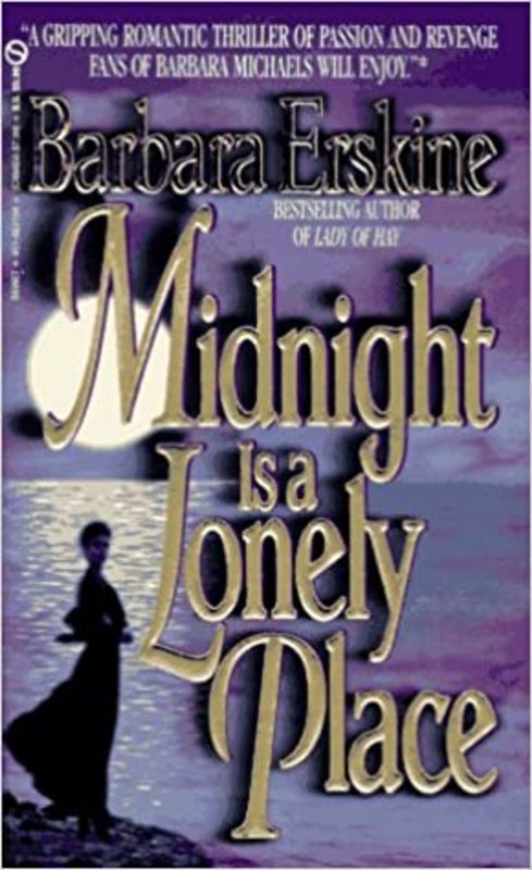 Book cover for "Midnight Is a Lonely Place" by Barbara Erskine