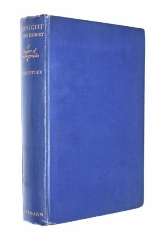 Book cover for "Midnight On The Desert" by JB Priestley