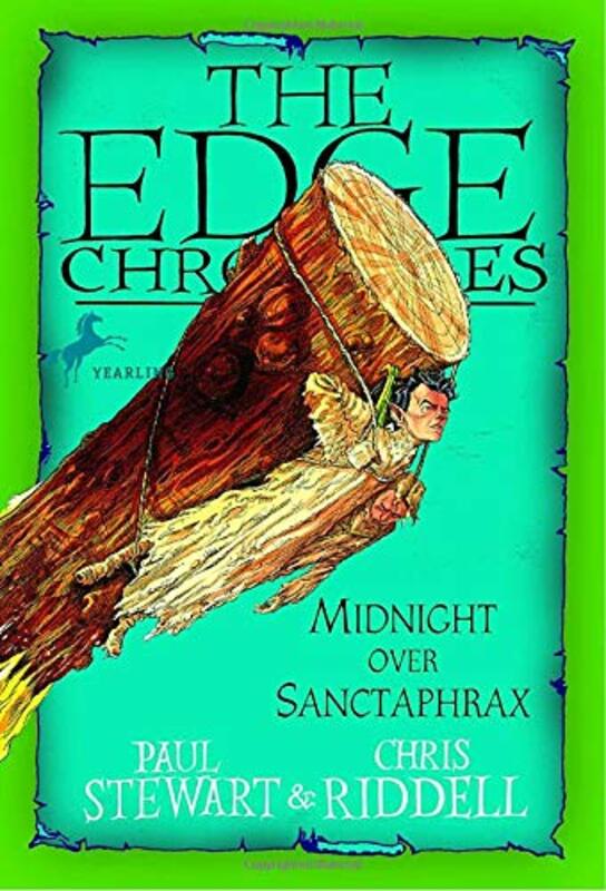 Book cover for "Midnight Over Sanctaphrax" by Paul Stewart