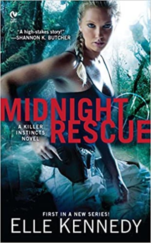 Book cover for "Midnight Rescue" by Elle Kennedy