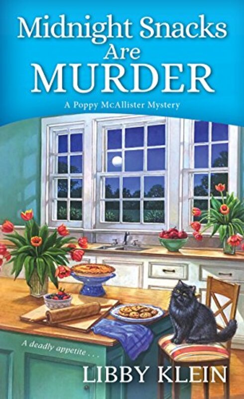 Book cover for "Midnight Snacks are Murder" by Libby Klein