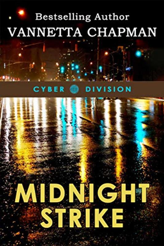 Book cover for "Midnight Strike" by Vannetta Chapman
