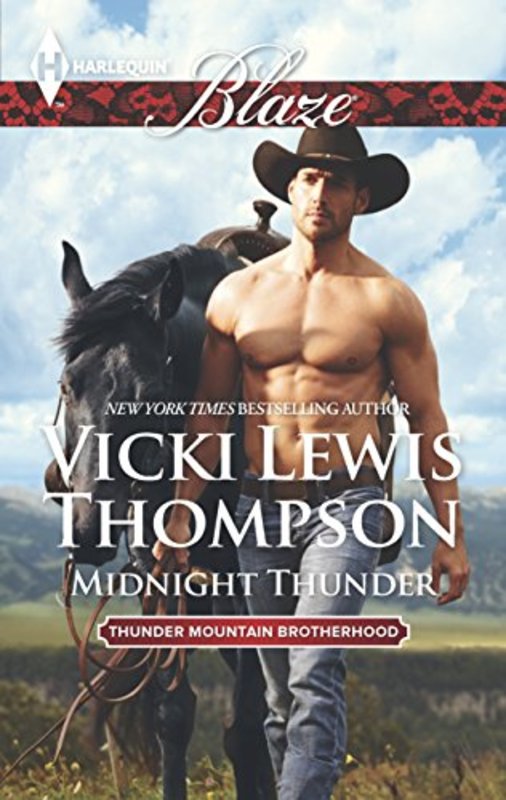 Book cover for "Midnight Thunder" by Vicki Lewis Thompson