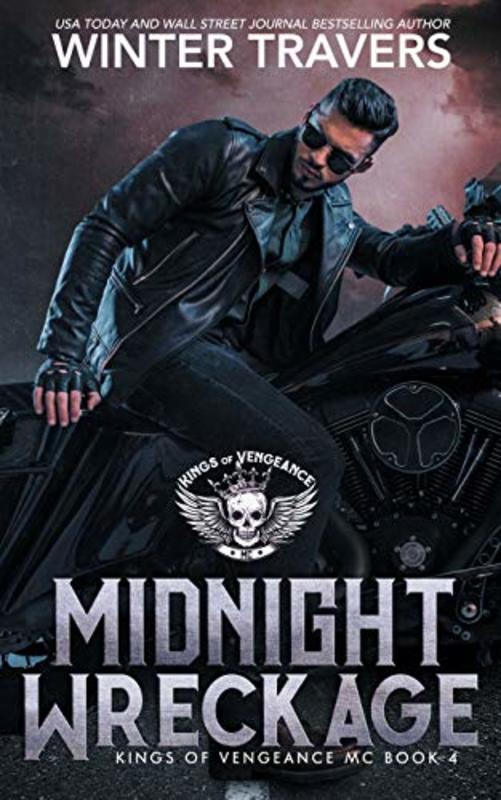 Book cover for "Midnight Wreckage" by Winter Travers