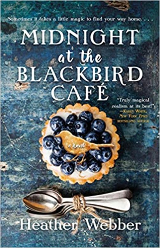 Book cover for "Midnight at the Blackbird Café" by Heather Webber