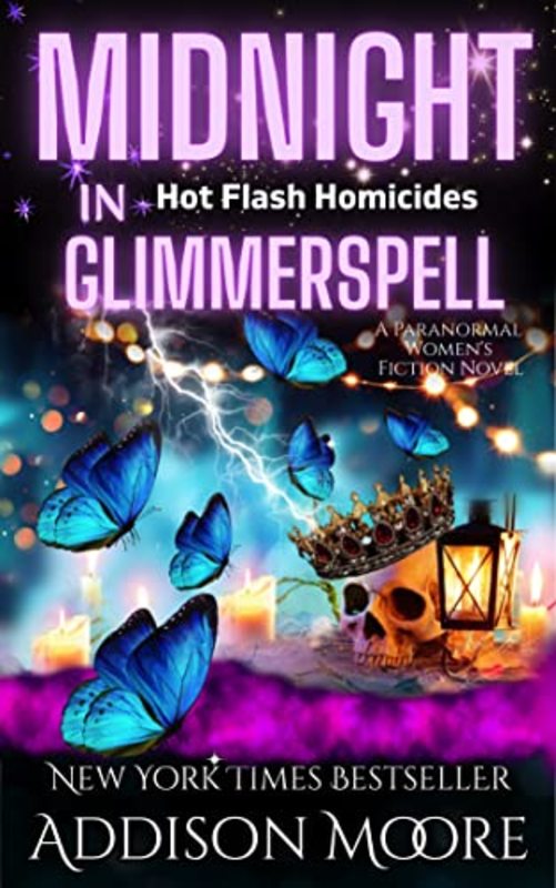 Book cover for "Midnight in Glimmerspell" by Addison Moore