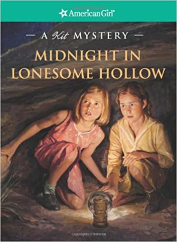Book cover for "Midnight in Lonesome Hollow" by Kathleen Ernst