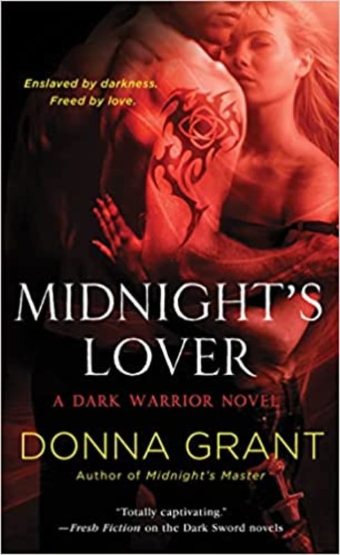 Book cover for "Midnight's Lover" by Donna Grant