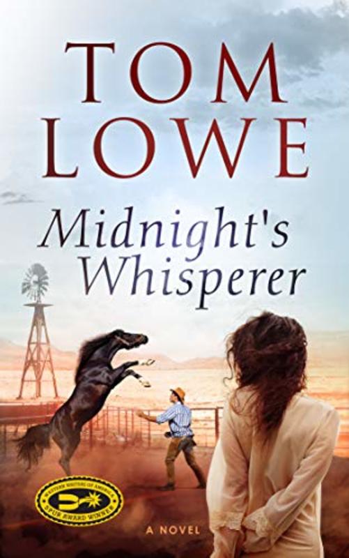 Book cover for "Midnight's Whisperer" by Tom Lowe