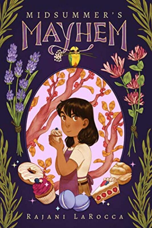 Book cover for "Midsummer's Mayhem" by Rajani LaRocca
