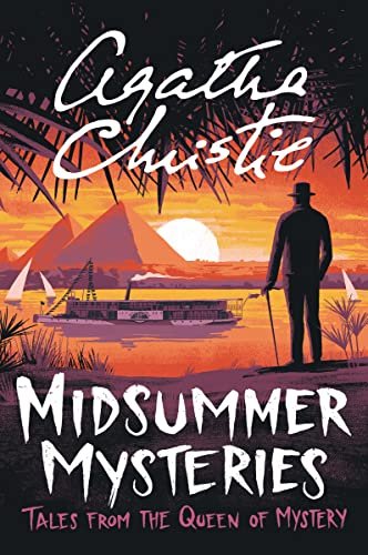 Book cover for "Midsummer Mysteries: Tales from the Queen of Mystery" by Agatha Christie