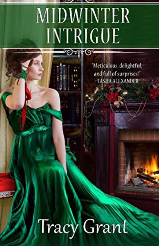 Book cover for "Midwinter Intrigue" by Tracy Grant