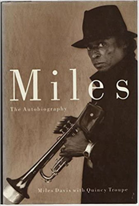 Book cover for "Miles" by Miles Davis