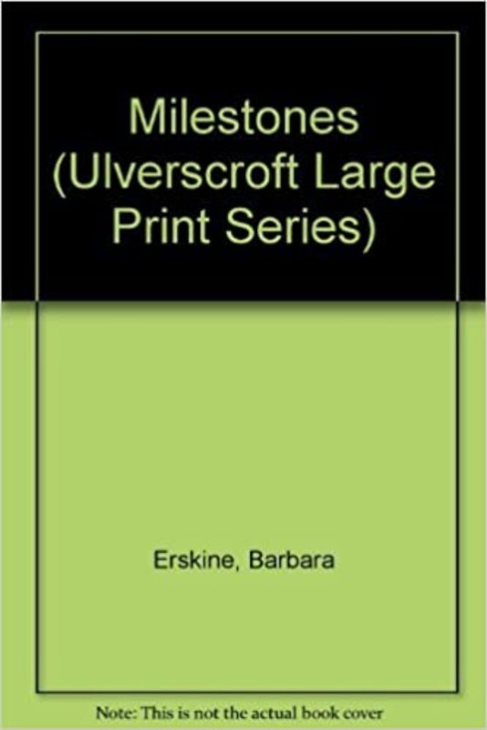 Book cover for "Milestones" by Barbara Erskine