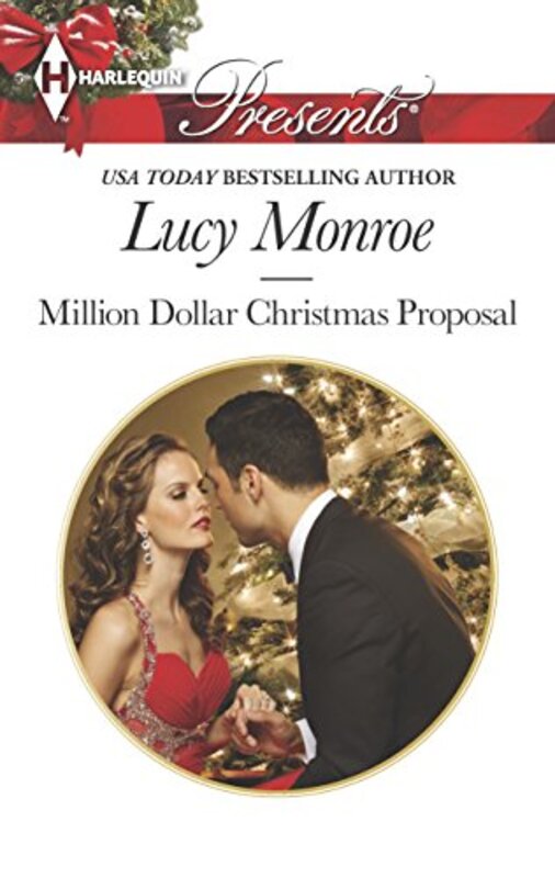 Book cover for "Million Dollar Christmas Proposal" by Lucy Monroe