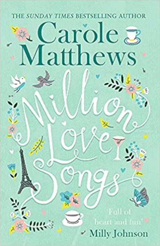 Book cover for "Million Love Songs" by Carole Matthews