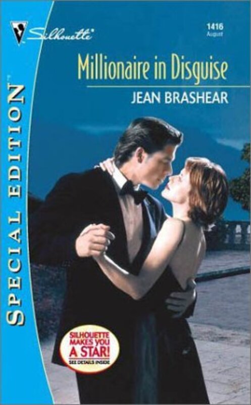 Book cover for "Millionaire In Disguise" by Jean Brashear