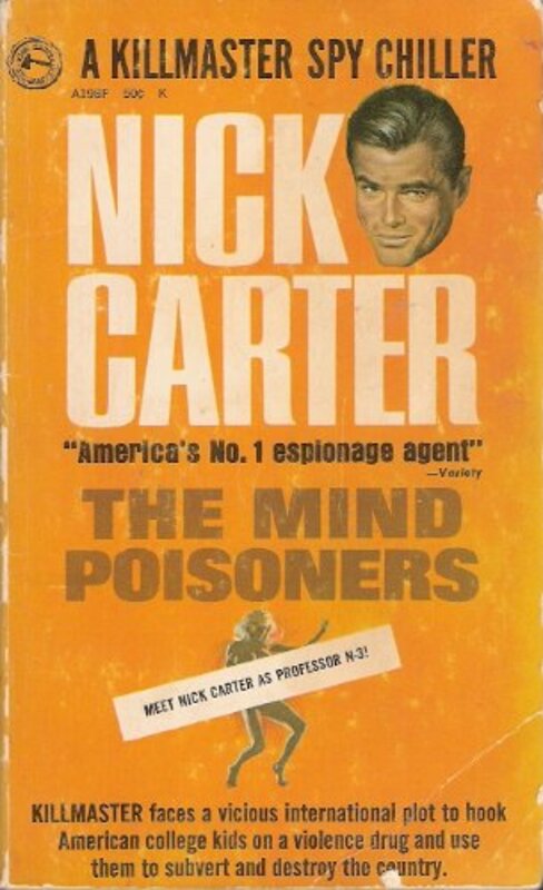 Book cover for "Mind Poisoners" by Nick Carter