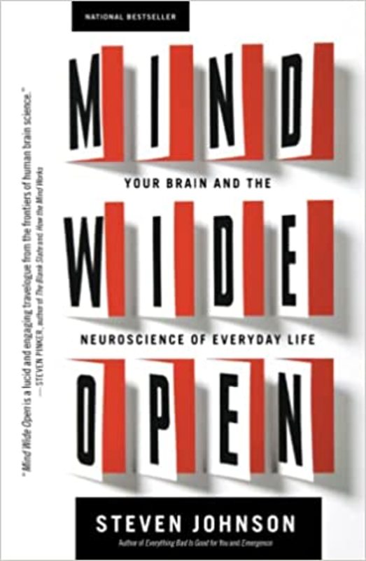 Book cover for "Mind Wide Open" by Steven Johnson