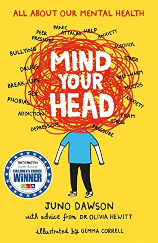 Book cover for "Mind Your Head" by Juno Dawson