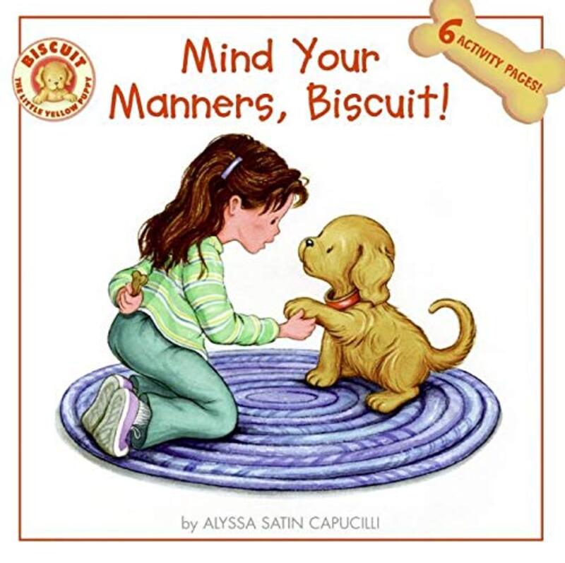 Book cover for "Mind Your Manners, Biscuit!" by Alyssa Satin Capucilli