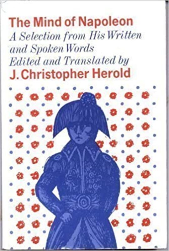 Book cover for "Mind of Napoleon" by J. Christopher Herold
