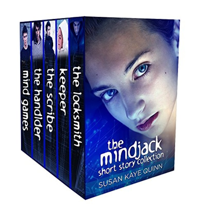 Book cover for "Mindjack Short Story Collection" by Susan Kaye Quinn