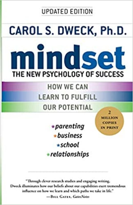 Book cover for "Mindset" by Carol S. Dweck