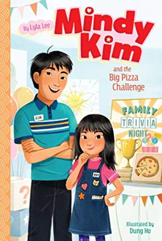 Book cover for "Mindy Kim and the Big Pizza Challenge" by Lyla Lee