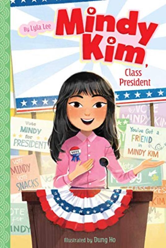 Book cover for "Mindy Kim, Class President" by Lyla Lee