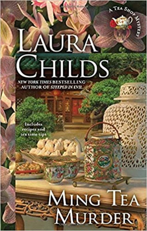 Book cover for "Ming Tea Murder" by Laura Childs