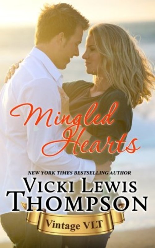 Book cover for "Mingled Hearts" by Vicki Lewis Thompson