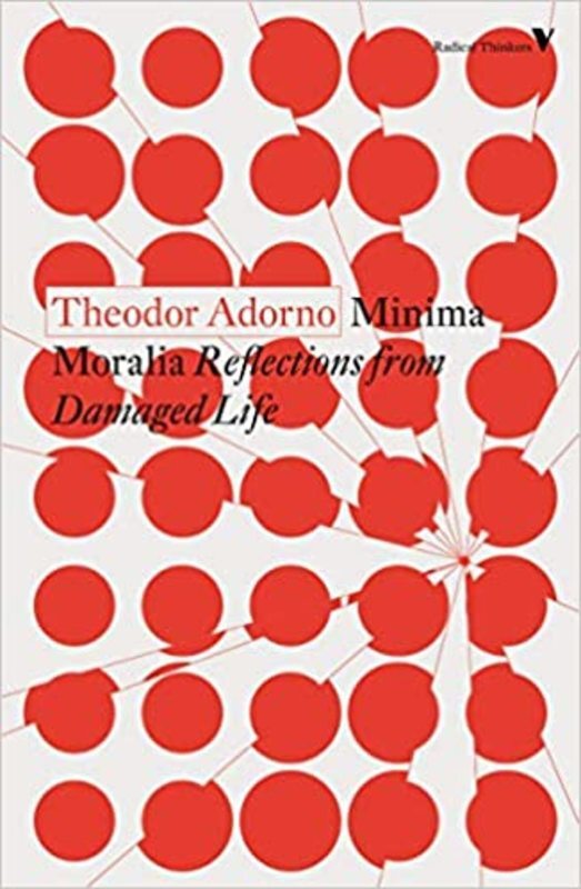Book cover for "Minima Moralia" by Theodor Adorno