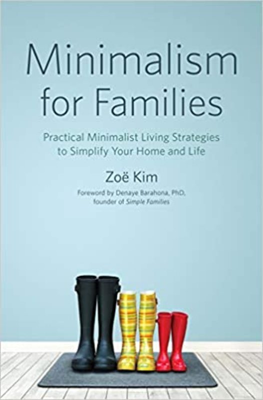 Book cover for "Minimalism for Families" by Zoë Kim