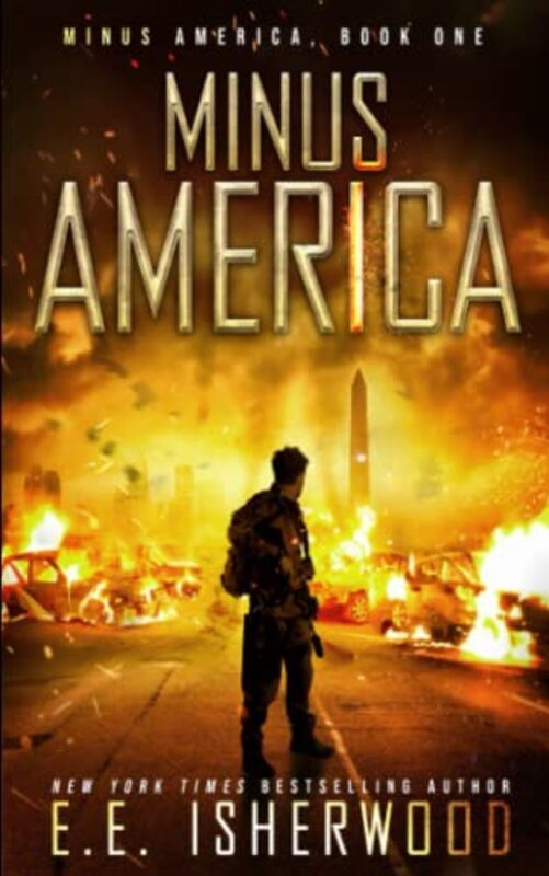 Book cover for "Minus America" by EE Isherwood