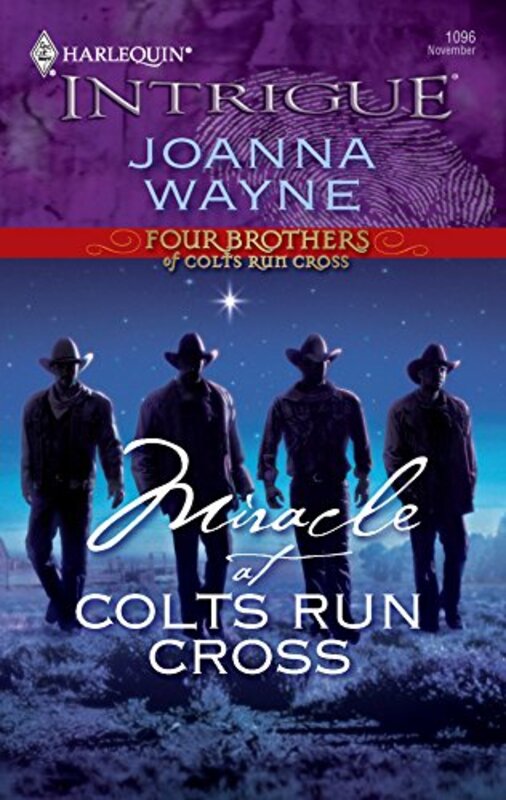 Book cover for "Miracle at Colts Run Cross" by Joanna Wayne