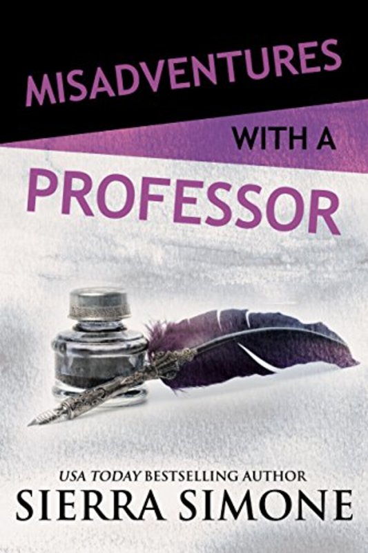 Book cover for "Misadventures with a Professor" by Sierra Simone