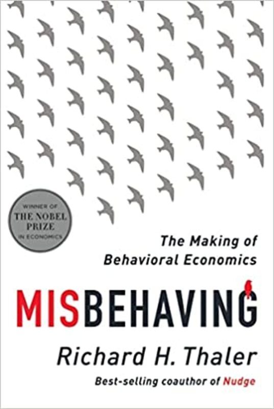 Book cover for "Misbehaving" by Richard H. Thaler