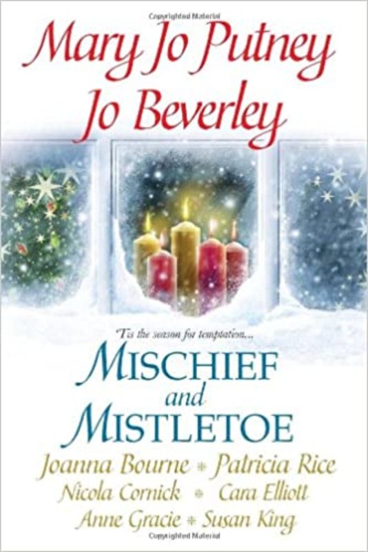 Book cover for "Mischief and Mistletoe" by Mary Jo Putney