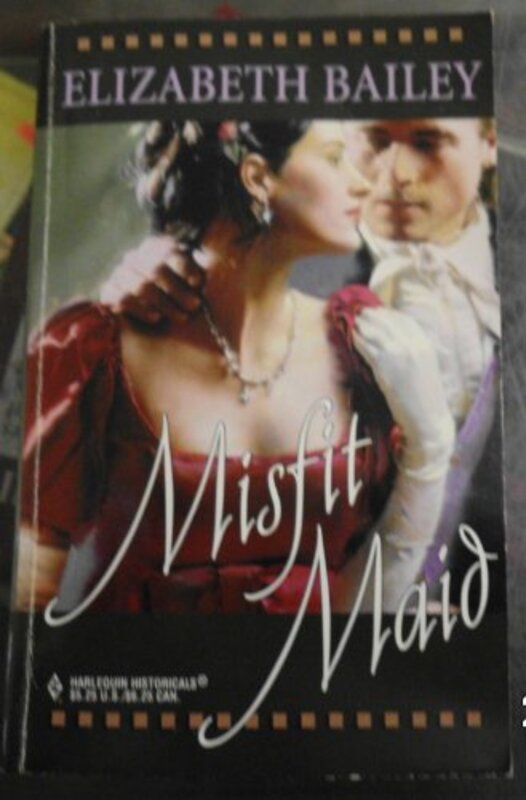 Book cover for "Misfit Maid" by Elizabeth Bailey