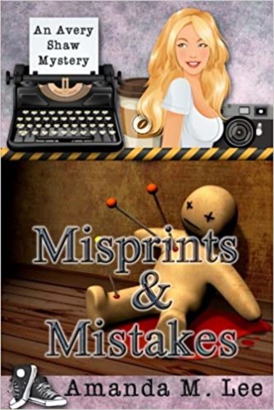 Book cover for "Misprints and Mistakes" by Amanda M Lee