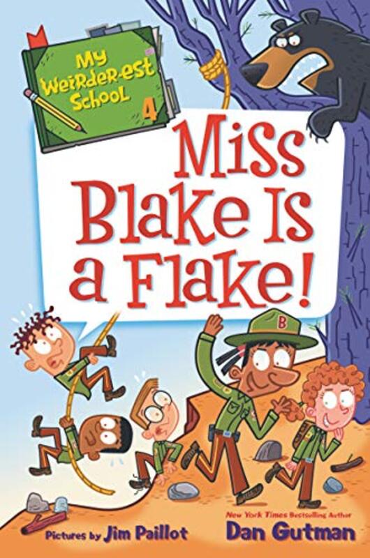 Book cover for "Miss Blake Is a Flake!" by Dan Gutman