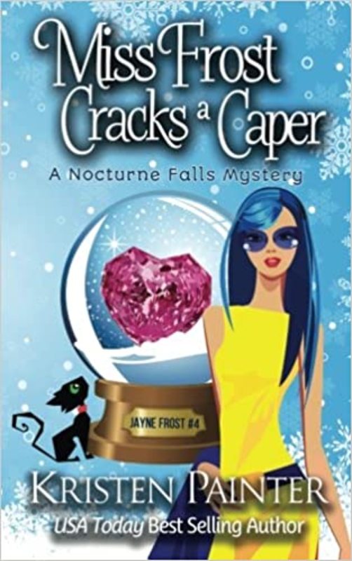 Book cover for "Miss Frost Cracks A Caper" by Kristen Painter