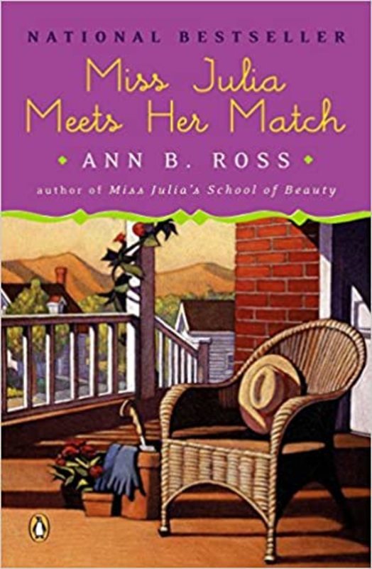 Book cover for "Miss Julia Meets Her Match" by Ann B Ross