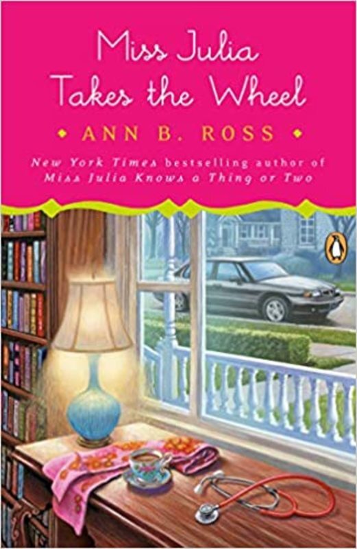 Book cover for "Miss Julia Takes the Wheel" by Ann B. Ross