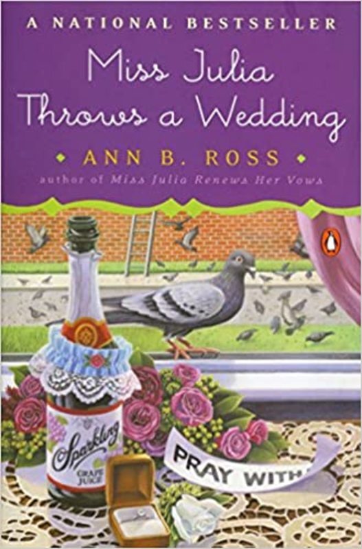 Book cover for "Miss Julia Throws a Wedding" by Ann B Ross
