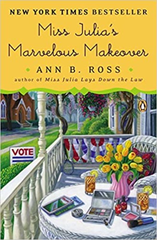 Book cover for "Miss Julia's Marvelous Makeover" by Ann B. Ross