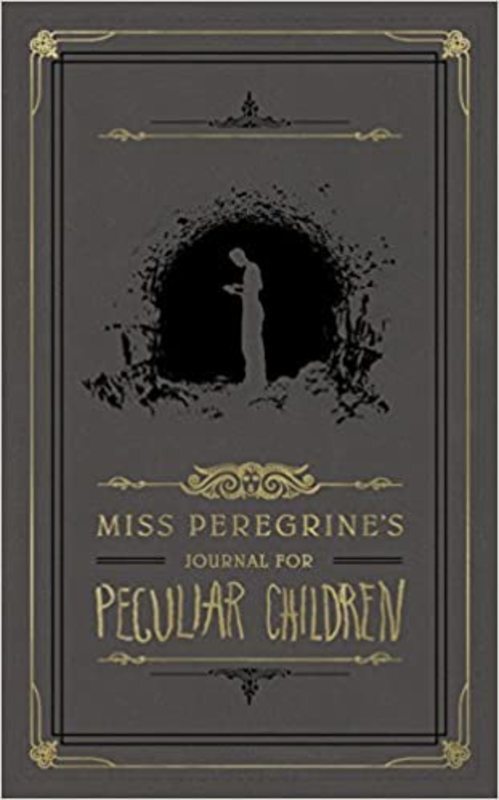 Book cover for "Miss Peregrine's Journal for Peculiar Children" by Ransom Riggs