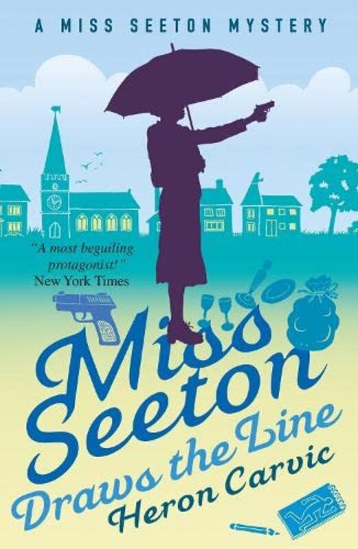 Book cover for "Miss Seeton Draws the Line" by Heron Carvic
